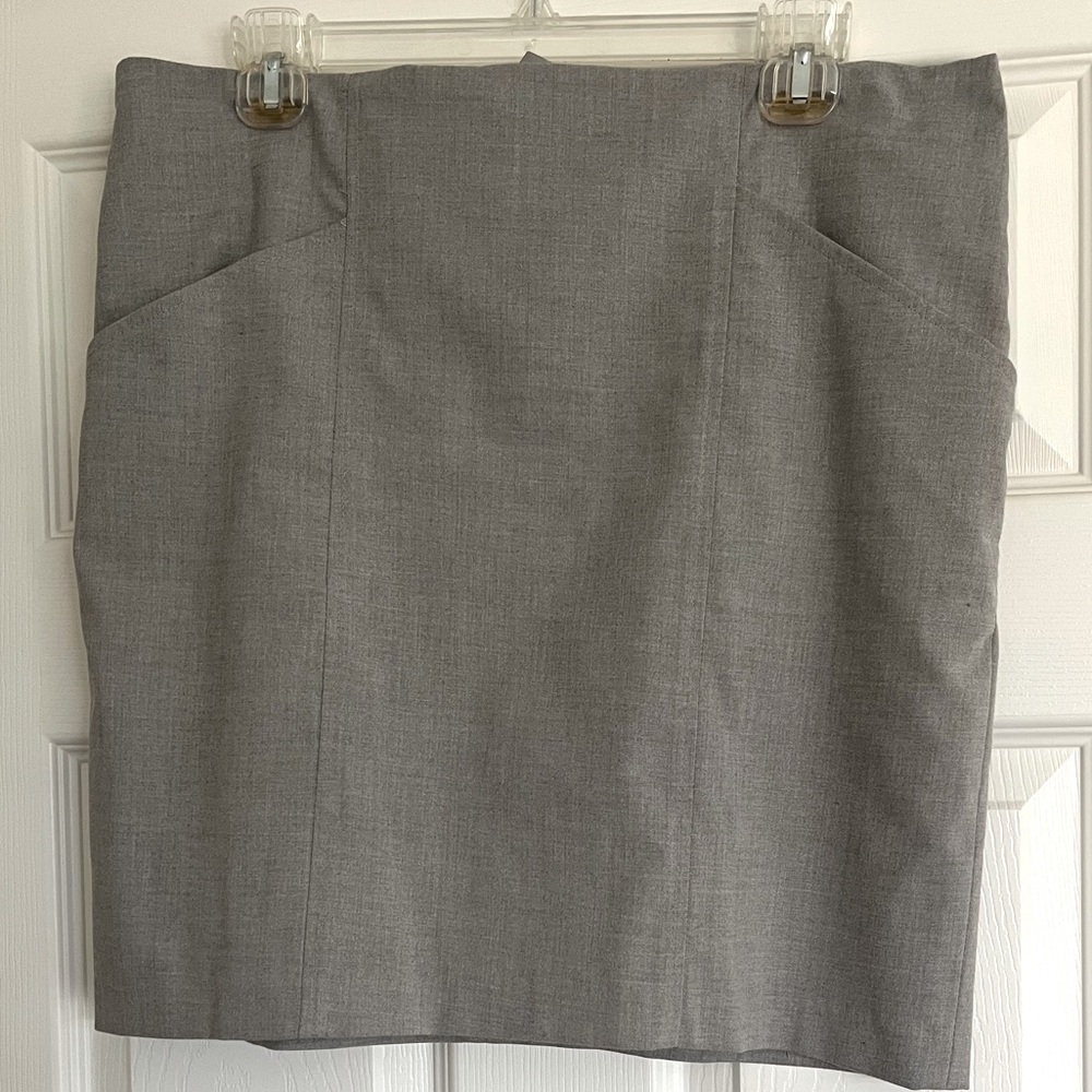 Dalia Collection Gray Skirt